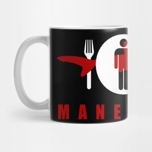 Maneater Fork and Knife Mug